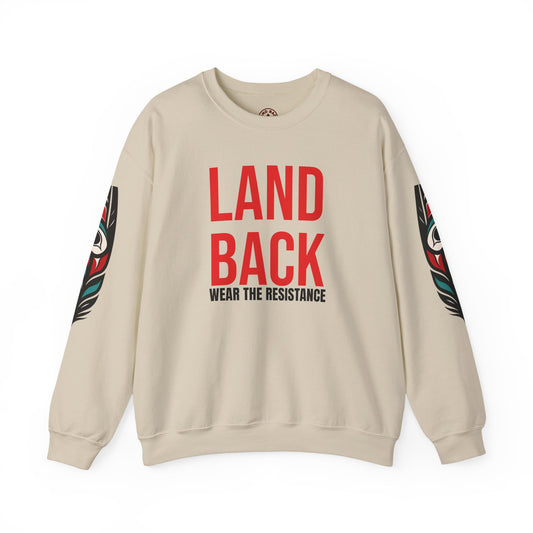 Crewneck Sweatshirt - Land Back: Wear the Resistance