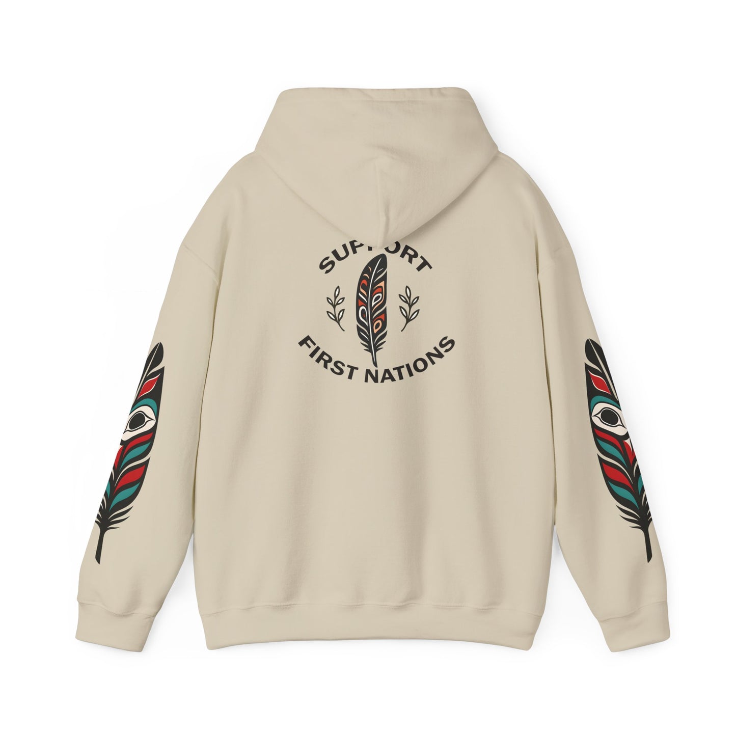 Support First Nations - Hooded Sweatshirt