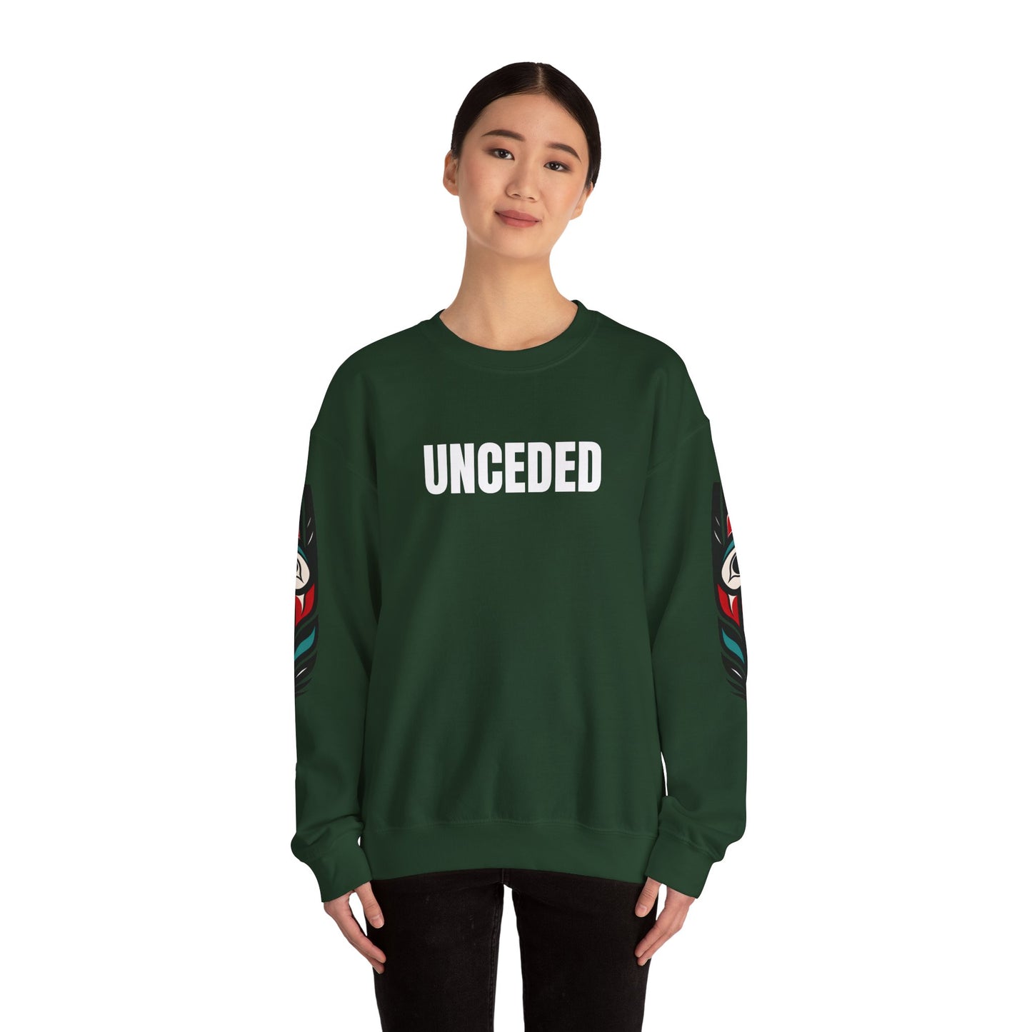 Sweat-shirt ras du cou - Unceded & Unbothered