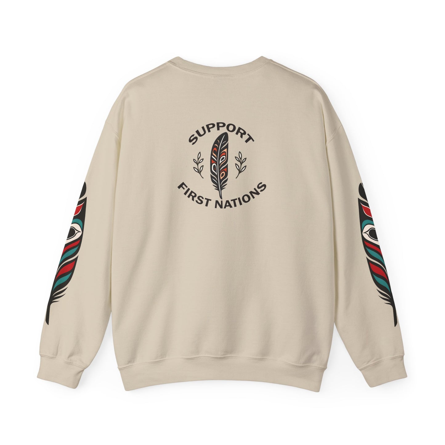 Support First Nations - Sweat-shirt ras du cou
