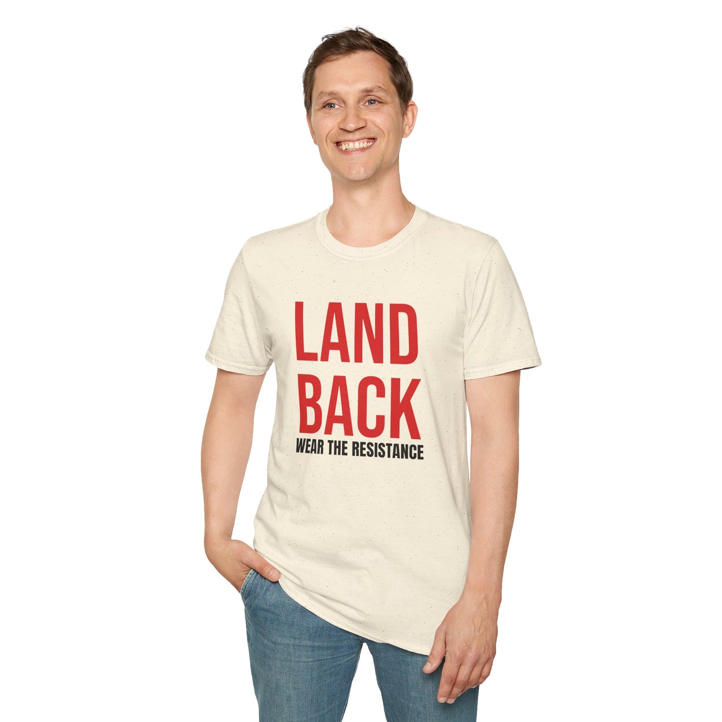 T-shirt Statement – ​​Land Back : portez la résistance