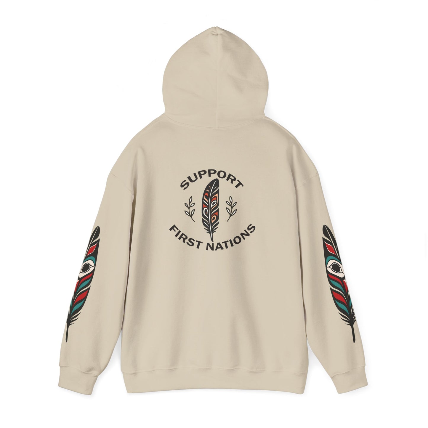 Support First Nations - Hooded Sweatshirt