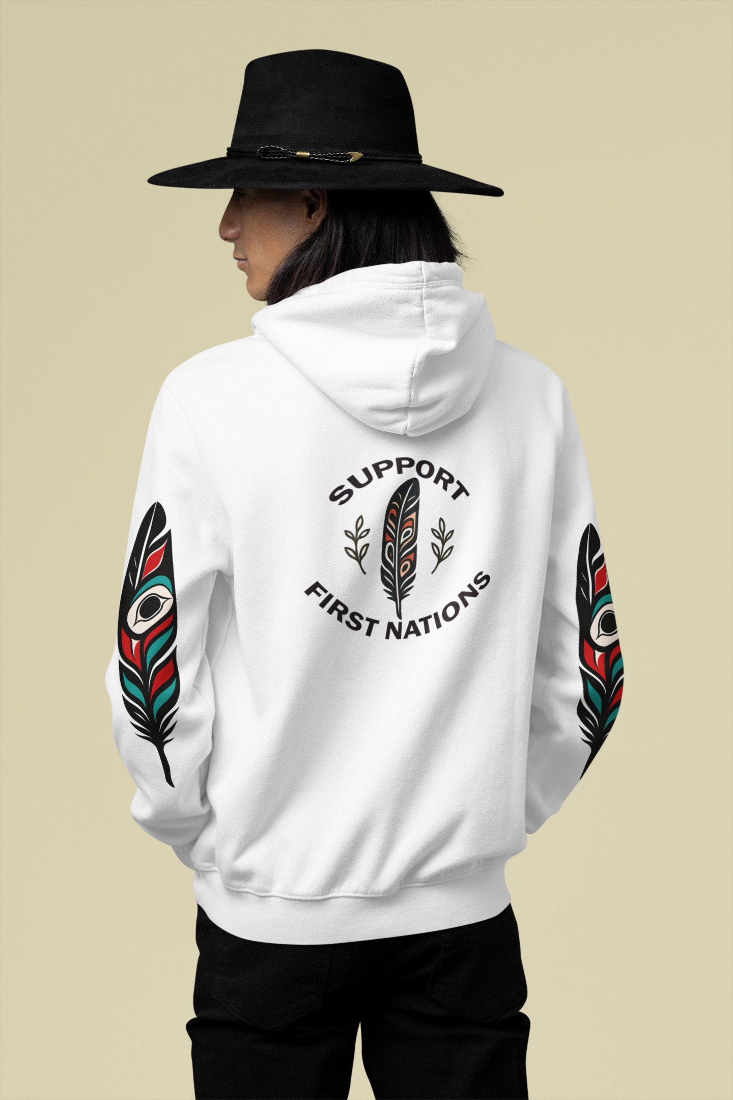 Support First Nations - Hooded Sweatshirt
