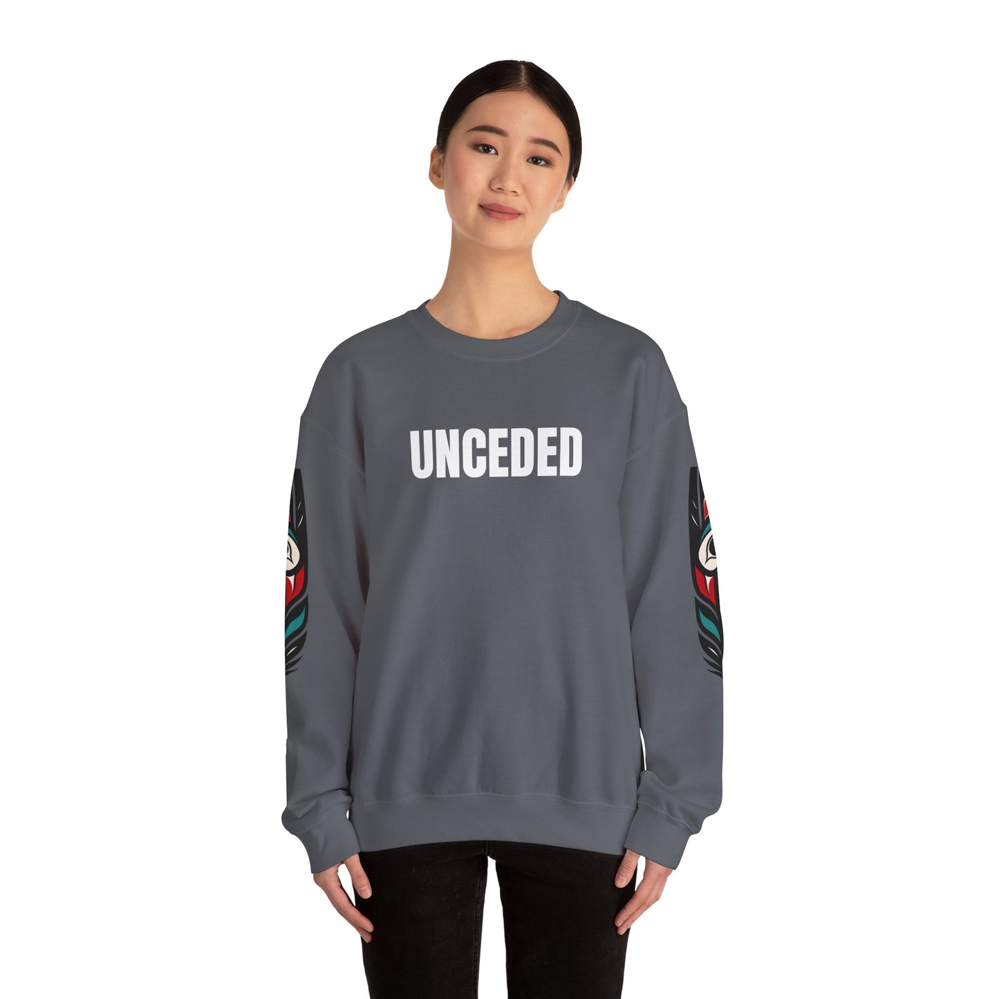 Sweat-shirt ras du cou - Unceded & Unbothered